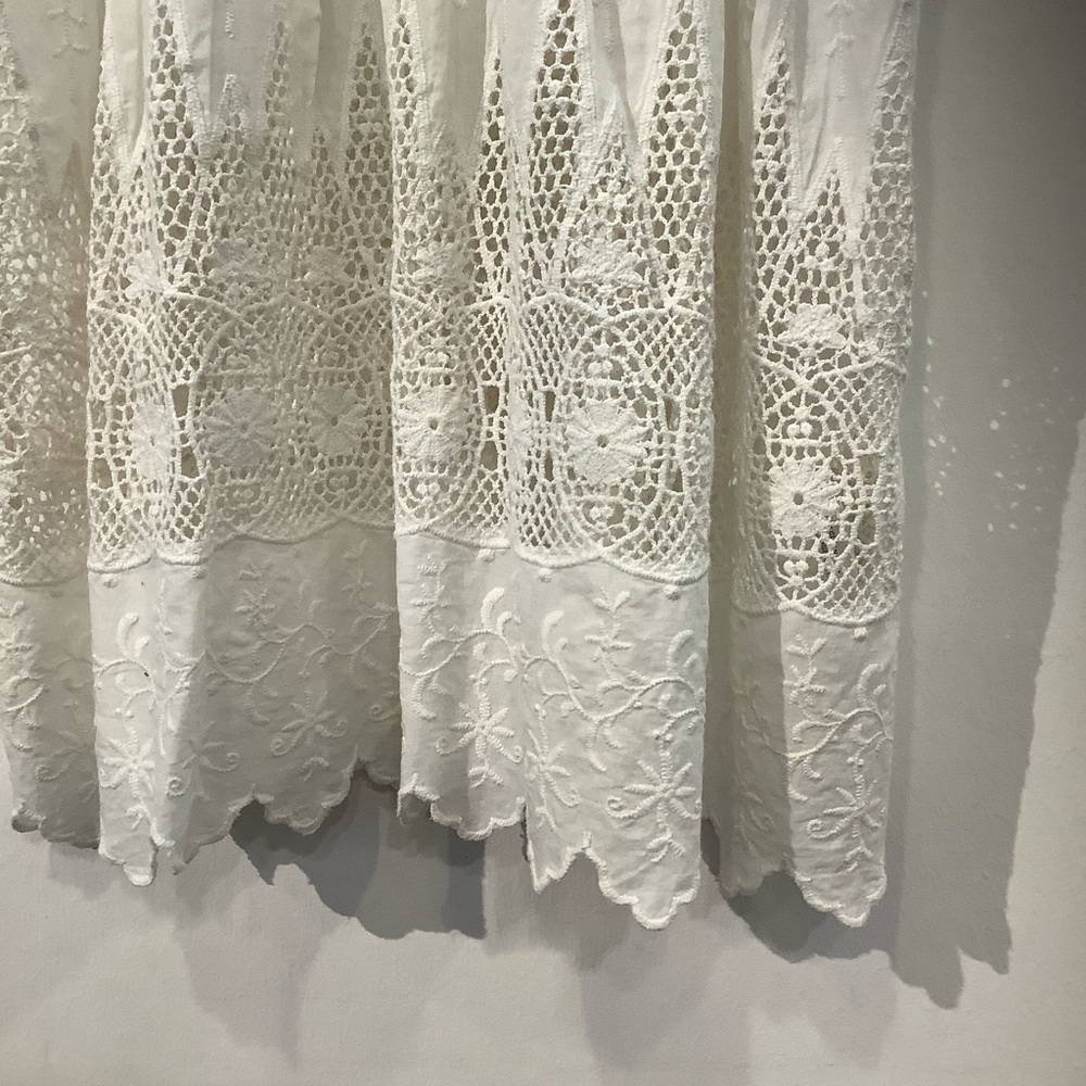 Ulla Johnson White Lace Cotton Blouse - Picture 11 of 11